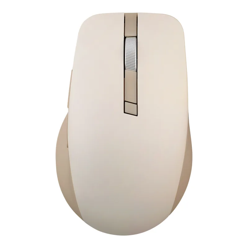ASUS SmartO Mouse MD200 Silent Plus/Kancelářská/Optická/Pro praváky/4 200 DPI/USB+BT/Béžová 90XB0790-BMU0A0