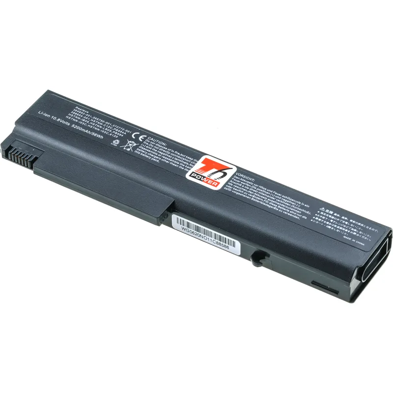 Baterie T6 Power HP nx6110, nx6120, nc6110, nc6120, 6510b, 6710b, 6910p, 5200mAh, 56Wh, 6cell NBHP0013