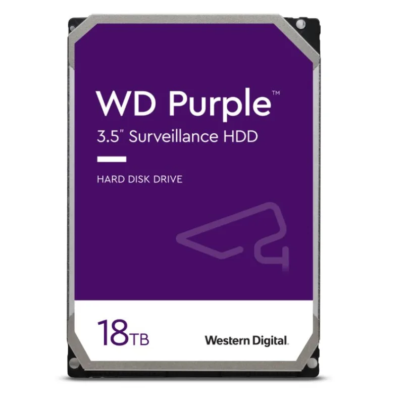 WESTERN DIGITAL WD Purple/18TB/HDD/3.5"/SATA/7200 RPM/5R WD181PURP