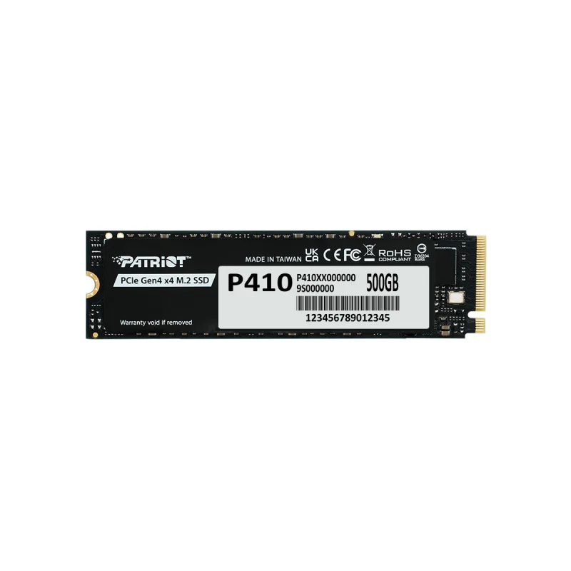 PATRIOT P410/500GB/SSD/M.2 NVMe/5R P410P500GM28H