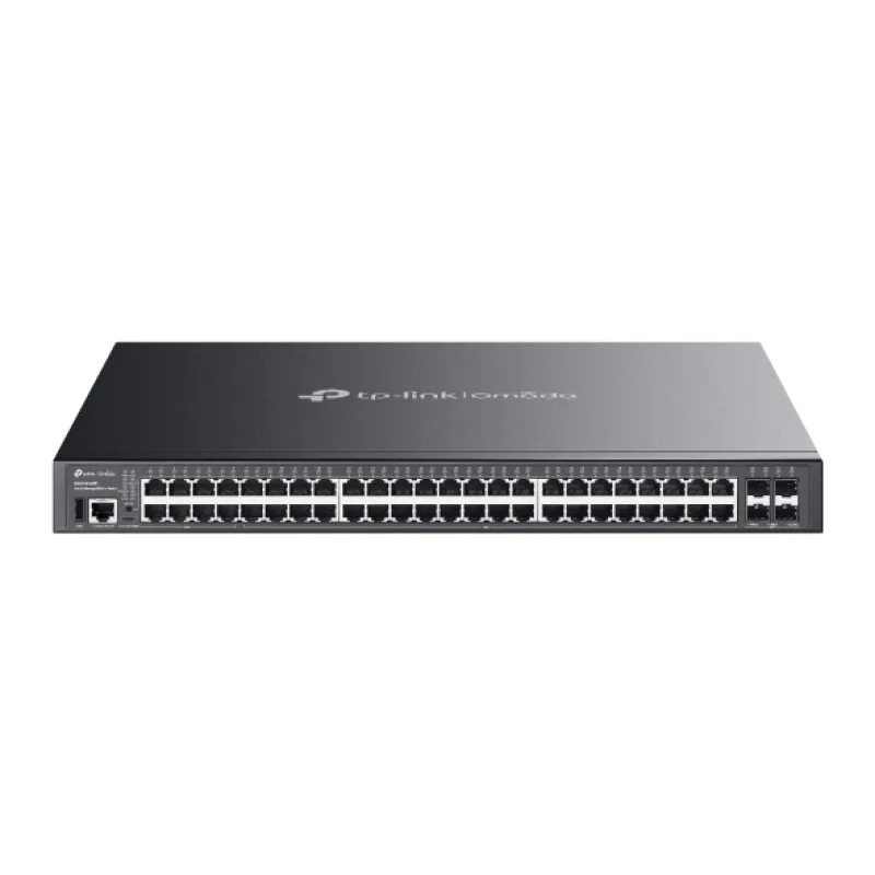 TP-LINK Omada 48-Port Gigabit Stackable Lite L3 Managed PoE++ Switch with 4 10G Slots SG5452XMPP
