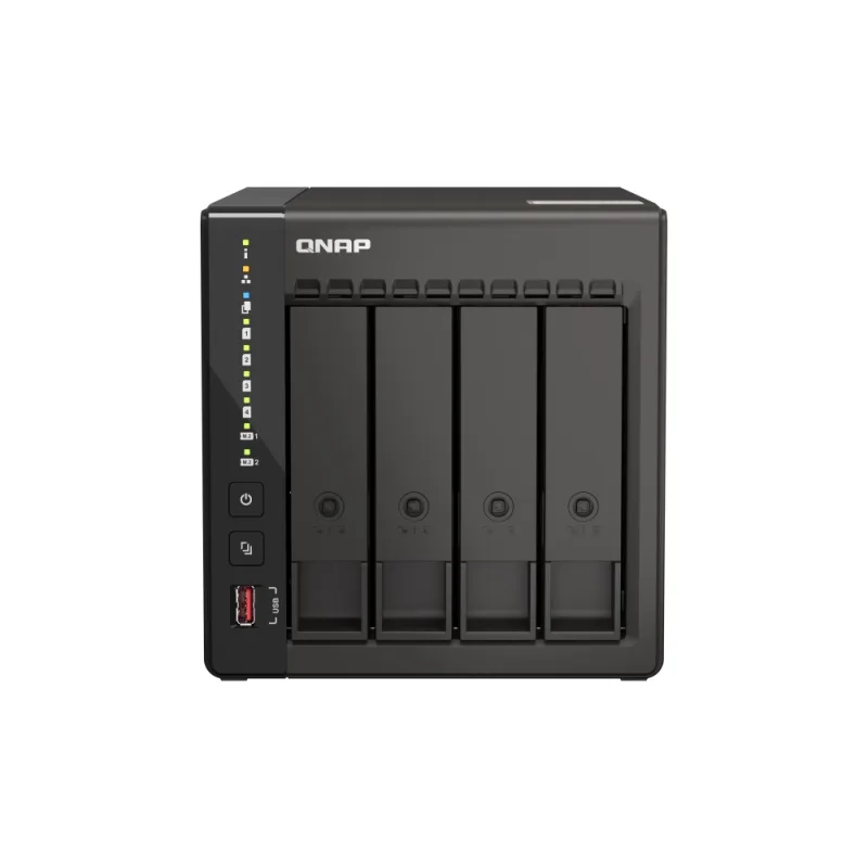 QNAP NVR QVP-41C (4core 2,6GHz, 8GB RAM, 4xSATA, 2x2,5GbE, 2xM.2 slot, 2xHDMI, kamery: 8 (max 24) QVP-41C