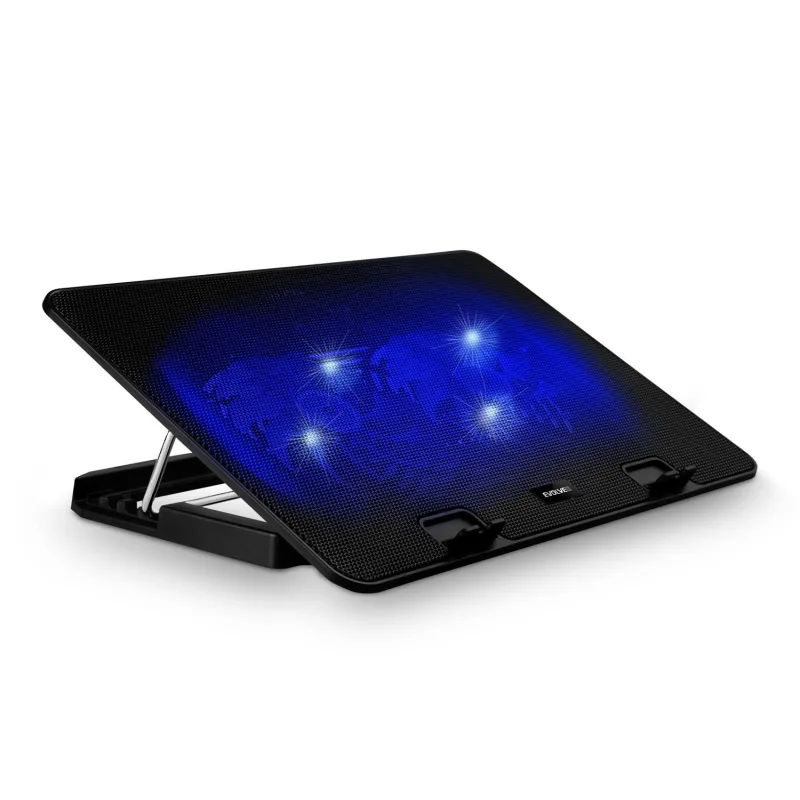 EVOLVEO A101, chladící podložka pro notebook, 2x ventilátor, modré podsvícení DCX-A101 S