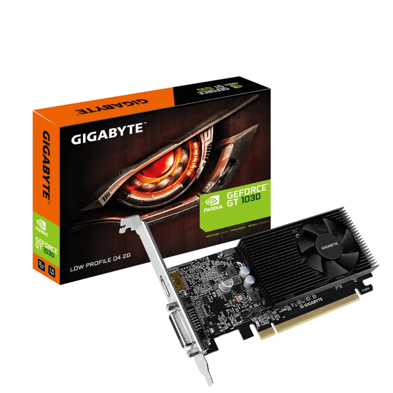 GIGABYTE GT 1030 Low Profile D4 2G GV-N1030D4-2GL