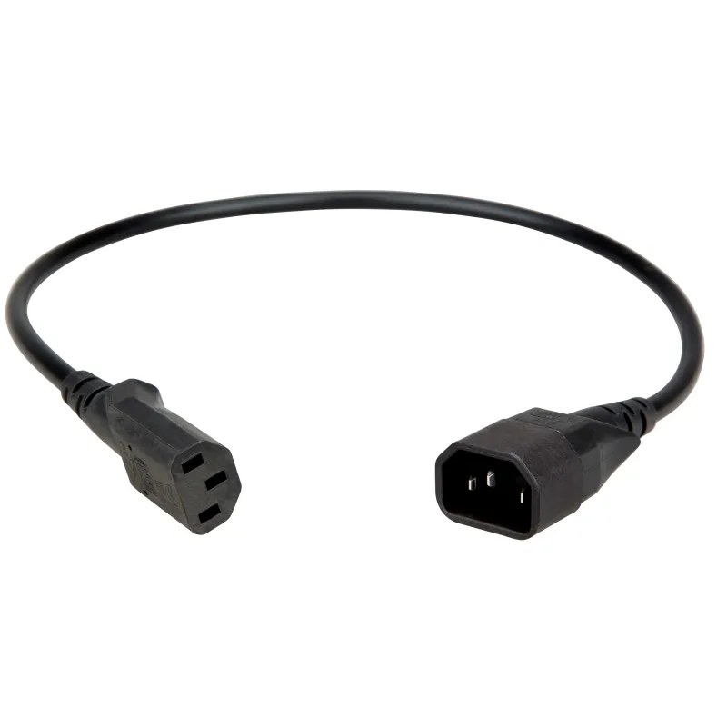 SCHRACK Prodl.kabel IT METER,C13/C14 pro ochr.krytky 0,5m HSMZ33005-