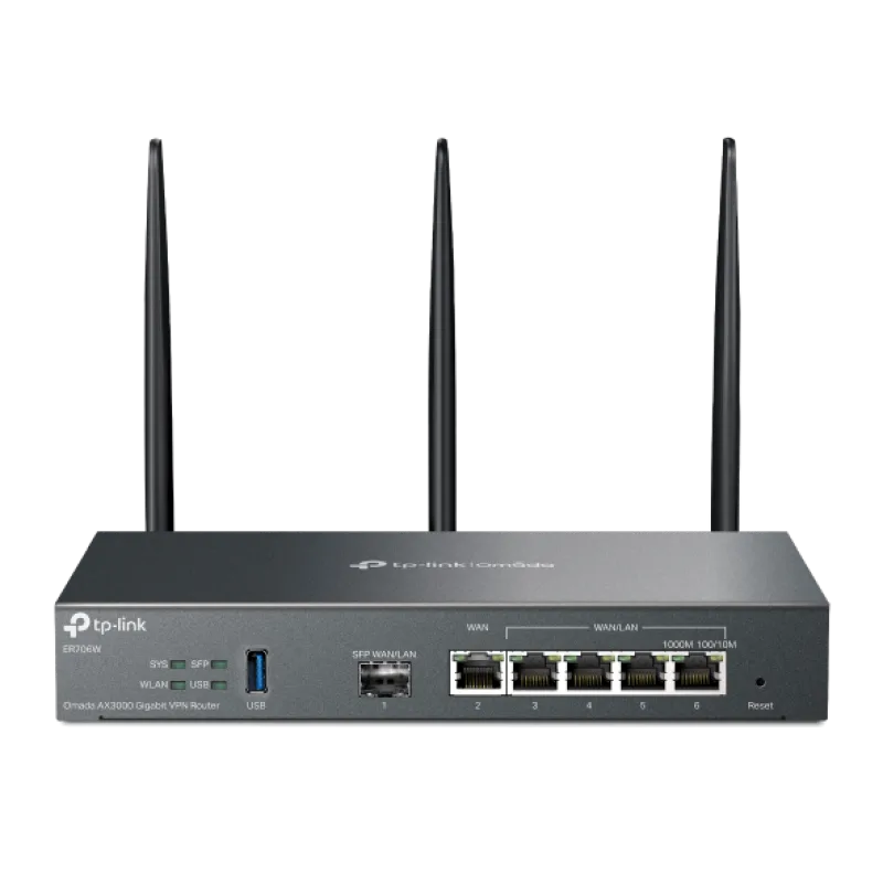 TP-Link ER706W AX3000 WiFi Gb VPN router Omada SDN ER706W