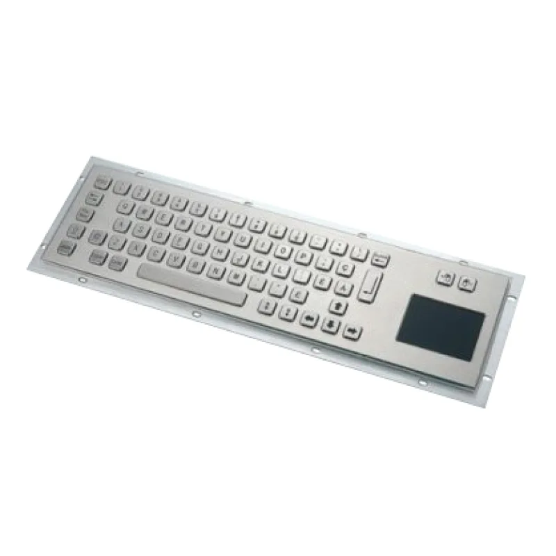 GETAC KB001T – Průmyslová nerezová klávesnice s touchpadem do zástavby, CZ, USB, IP65 KB001T