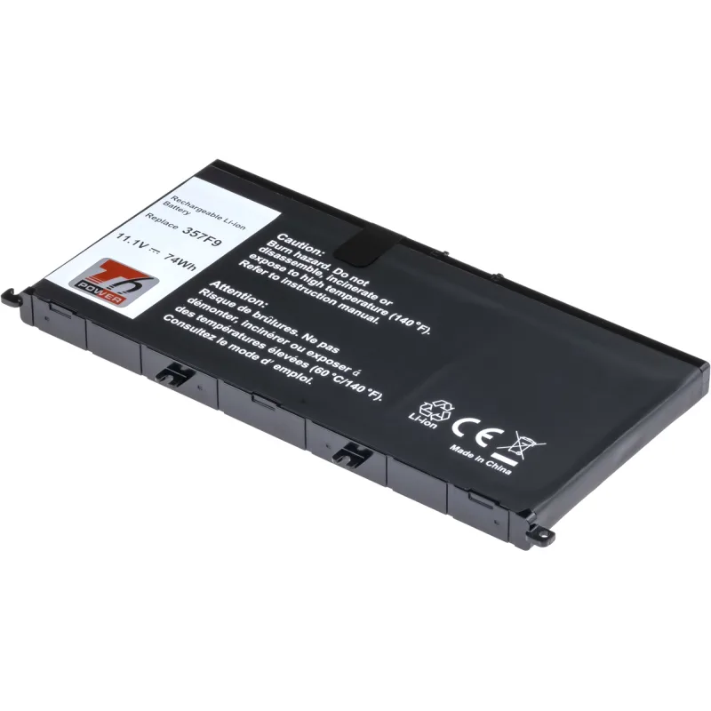 Baterie T6 Power pro Dell Insprion 15 7559, 7566, 7567, 6660mAh, 74Wh, 6cell, Li-ion NBDE0175