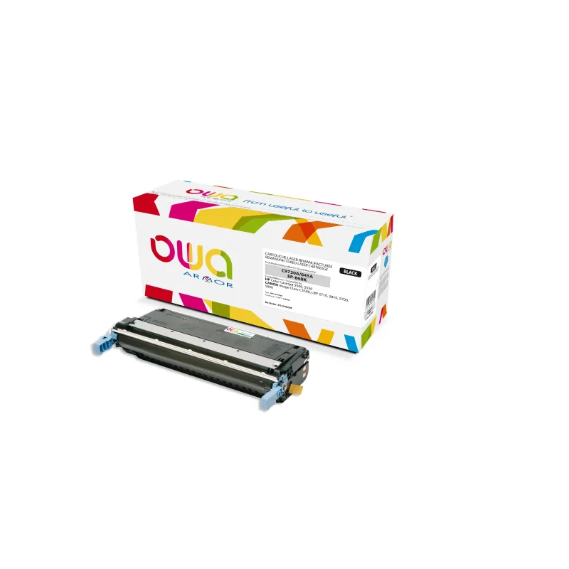 OWA Armor toner kompatibilní s HP C9730A, 13000st, černá/black K12190OW