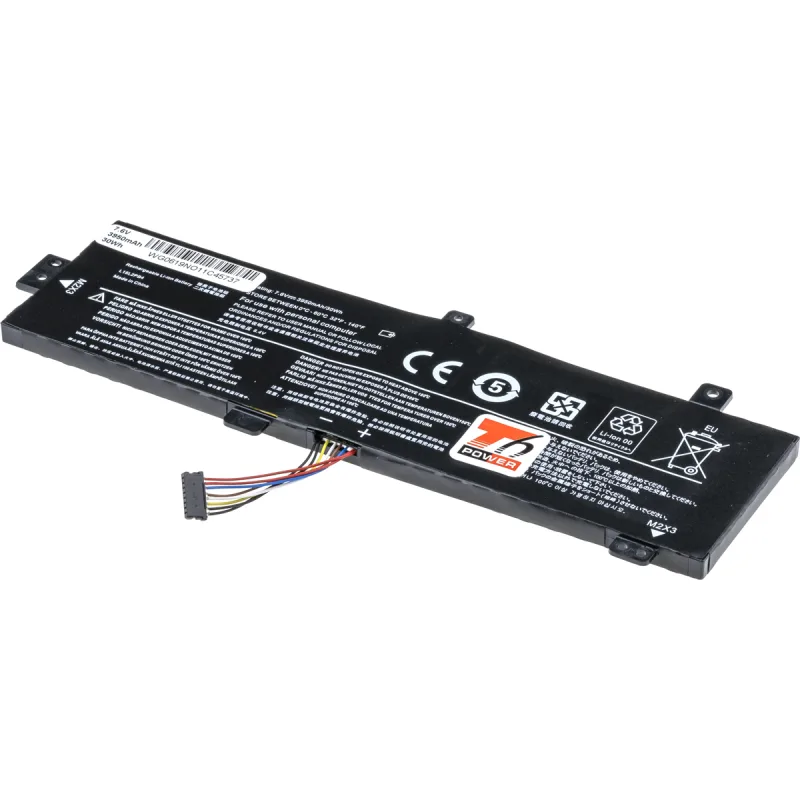 Baterie T6 Power Lenovo IdeaPad 310-15IKB, 310-15ABR, 510-15IKB, 3950mAh, 30Wh, 2cell, Li-pol NBIB0152
