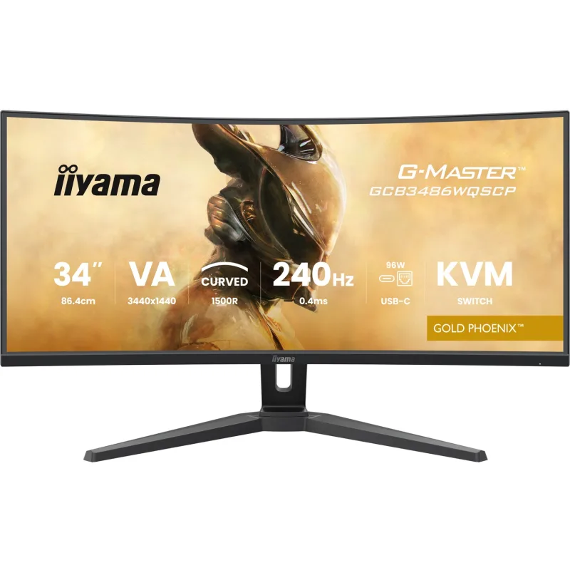 iiyama G-Master/GCB3486WQSCP-B1/34"/VA/wQHD/240Hz/0,4ms/Black/3R GCB3486WQSCP-B1