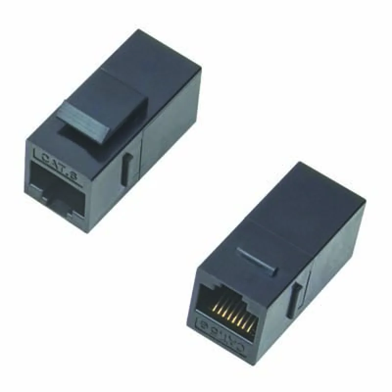 DATACOM Spojka panel UTP 2 x RJ45 (8p8c) Cat5e,přímá,plast 4241