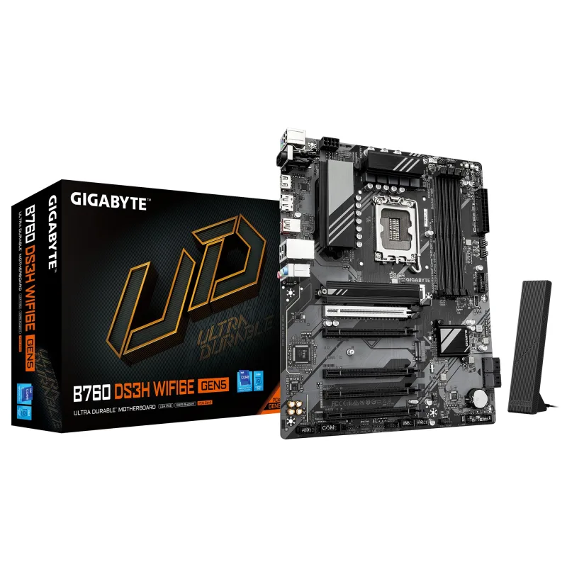 GIGABYTE B760 DS3H WIFI6E GEN5/LGA 1700/ATX B760 DS3H WF6E GEN5