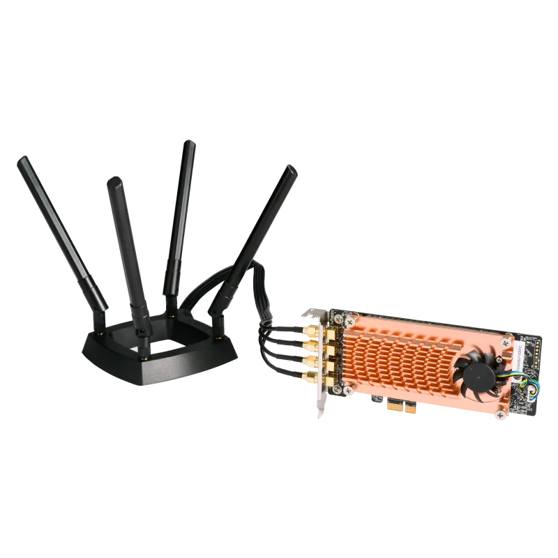 QNAP QWA-AC2600 - PCIe bezdrátový síťový adaptér (802.11n a 802.11ac) pro NAS nebo PC QWA-AC2600