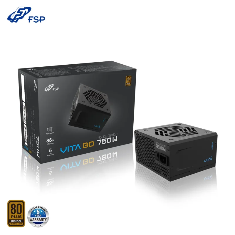 FSP VITA BD/750W/ATX 3.1/80PLUS Bronze 230V/Retail PPA7508001