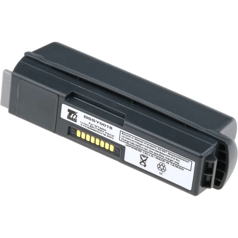 Baterie T6 Power Symbol Zebra WT4000, WT4070, WT4090, WT41N0, 5000mAh, 18,5Wh, Li-ion BSSY0018