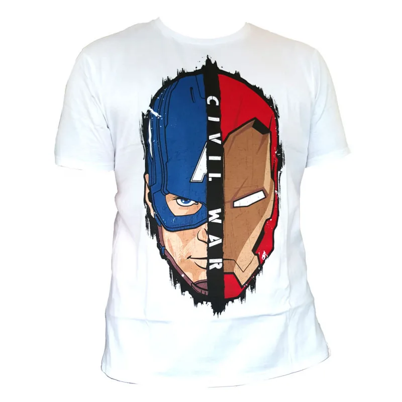 Captain America Civil War Stark Cap Head (tričko)