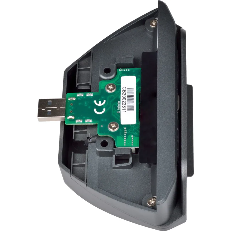 VIRTUOS Čtečka magnetických karet 1/2/3 stopry + RFID, 125 kHz, USB, šedá KBB9716