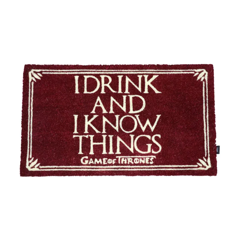 Game of Thrones - I Drink And I Know Things 43 x 72 cm (rohožka)