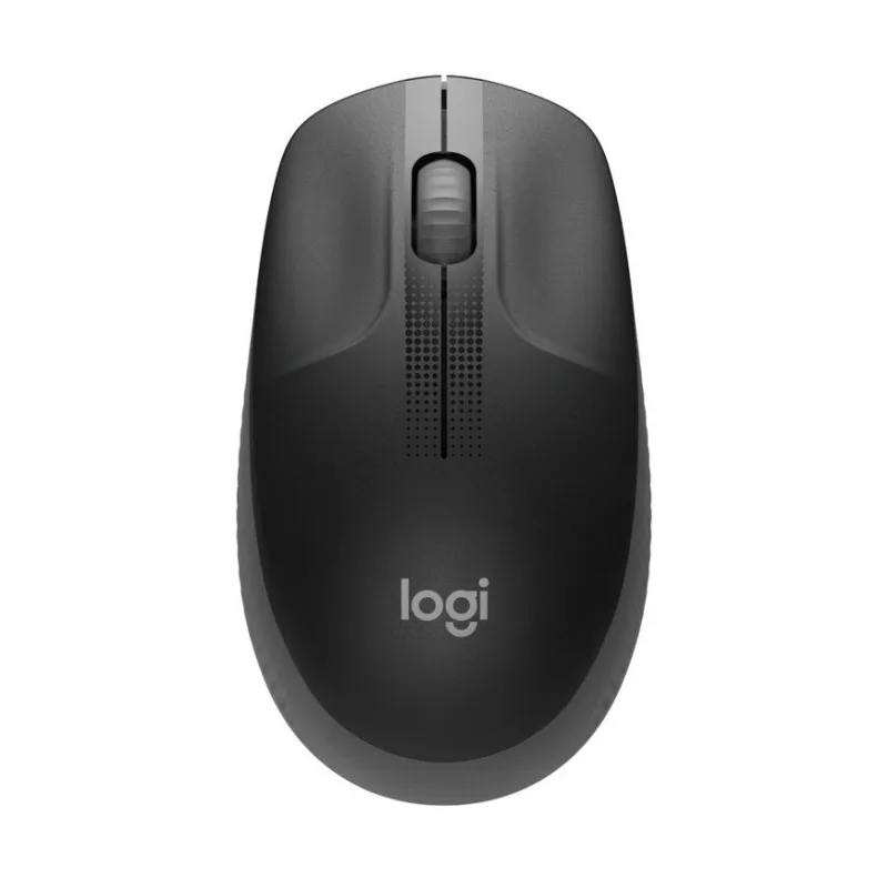 Logitech M190/Kancelářská/Optická/1 000 DPI/Bezdrátová USB/Černá 910-005905