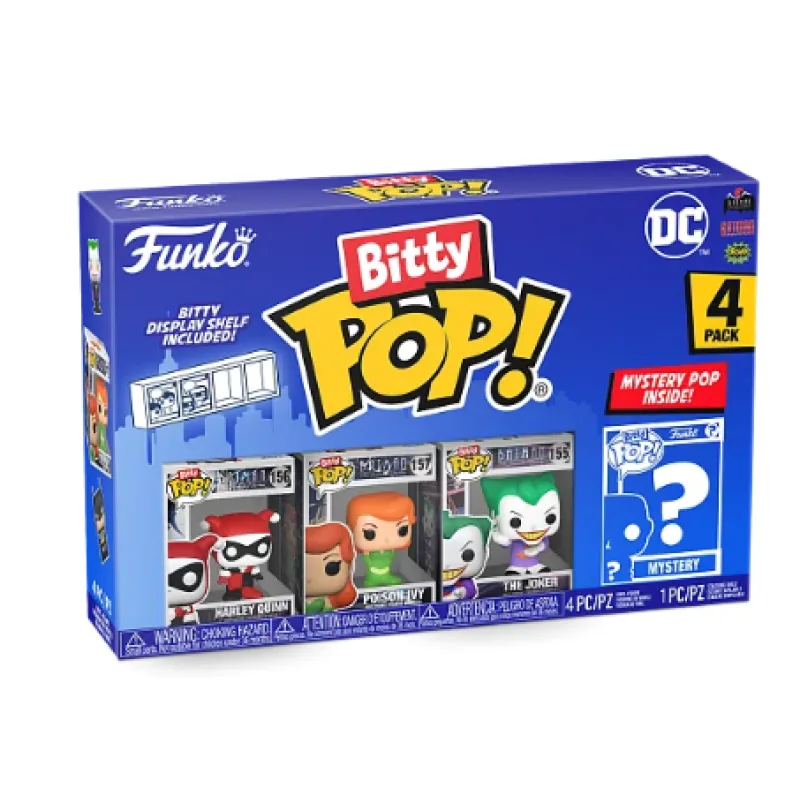 Funko DC Harley Quinn 4-pack Funko Bitty POP