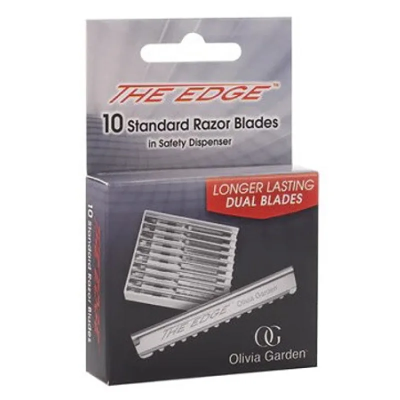 OLIVIA GARDEN The Edge Razor Blades 10ks - žiletky do britvy Olivia Garden Edge Razor