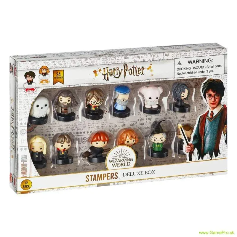 Harry Potter pečiatky 12-Pack Wizarding World Set A 4 cm
