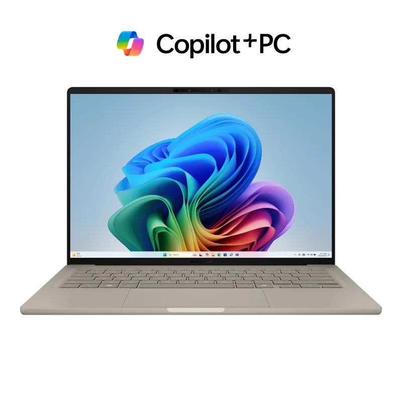 ASUS Zenbook A14 OLED/UX3407QA-OLED340X/SD-X1-26-100/14"/WUXGA/32GB/1TB/Adreno/W11P/Gold/2R UX3407QA-OLED340X