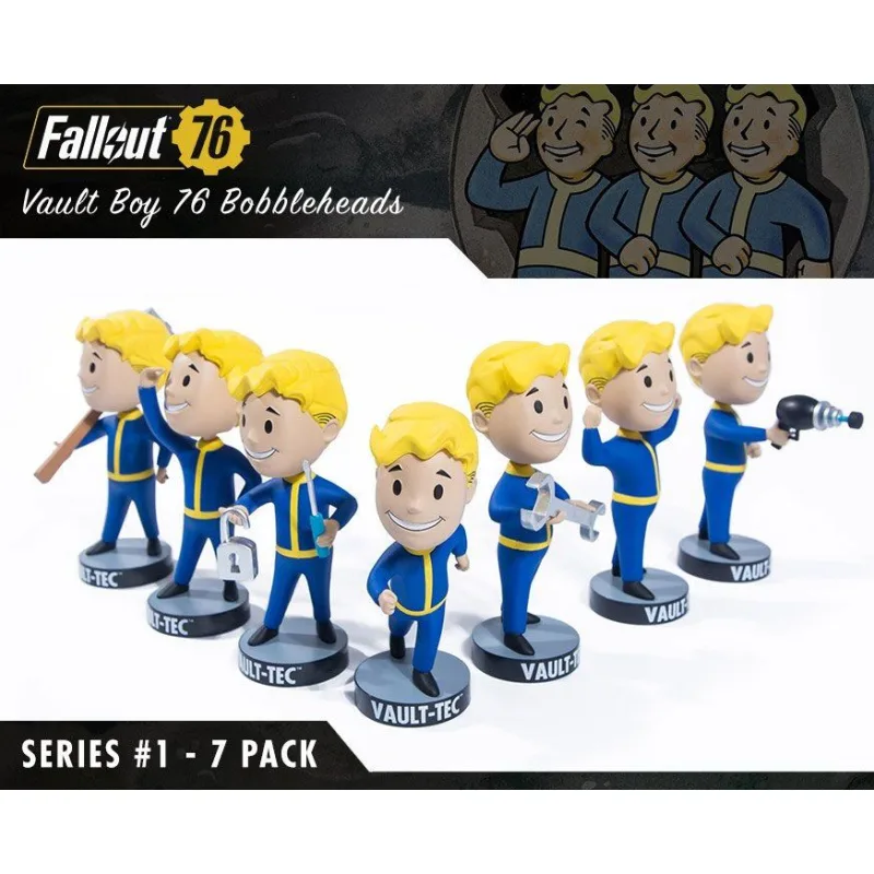 Fallout 76 Bobble-Heads 13 cm Vault-Tec Vault Boys Series 1 7-Pack