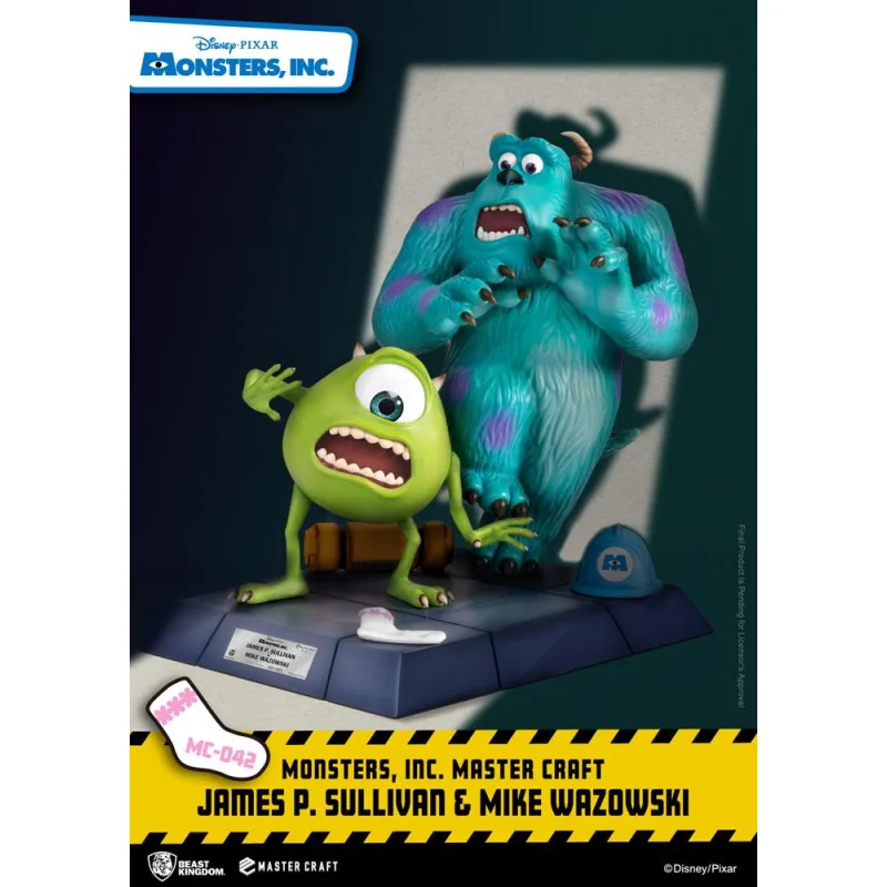 Monsters Inc. Master Craft socha James P. Sullivan and Mike Wazowski 34 cm