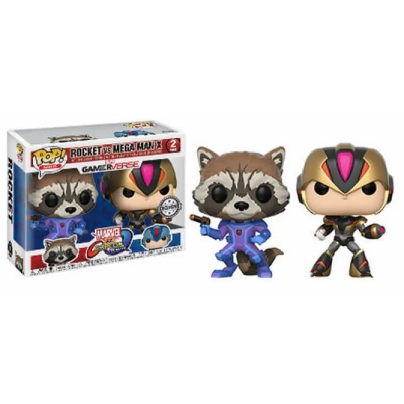 Pop! Games - Marvel vs. Capcom Infinite - 2-Pack Rocket vs. MegaMan