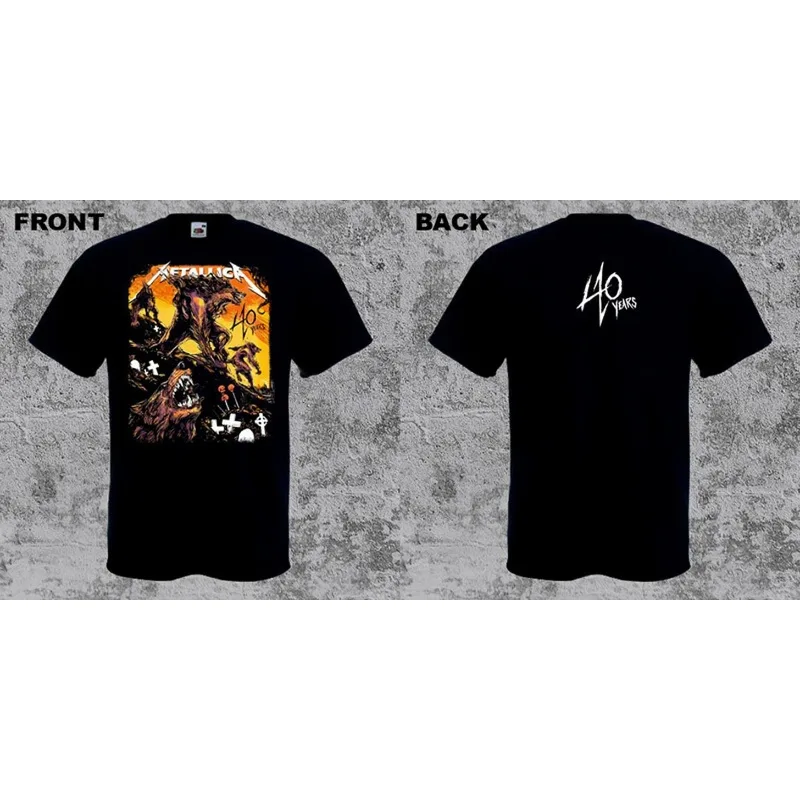 Metallica - Wolves Anniversary 40 Years (tričko)