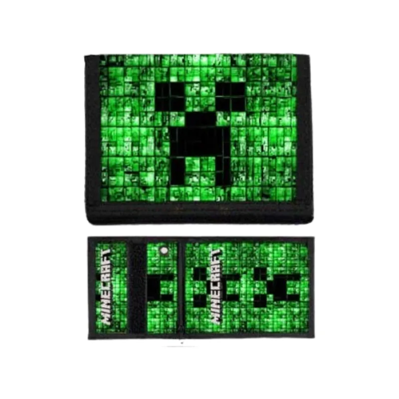 Minecraft Creeper Mosaic (peňaženka)
