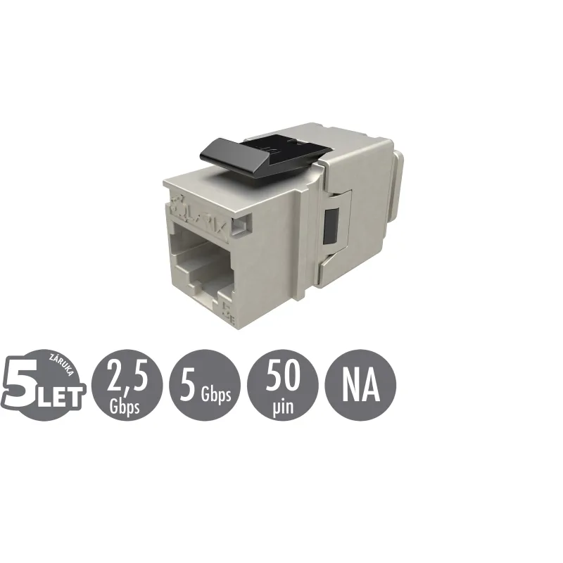 Rychlozařezávací keystone Solarix CAT5E STP SXKJ-5E-STP-BK-NA 25286704