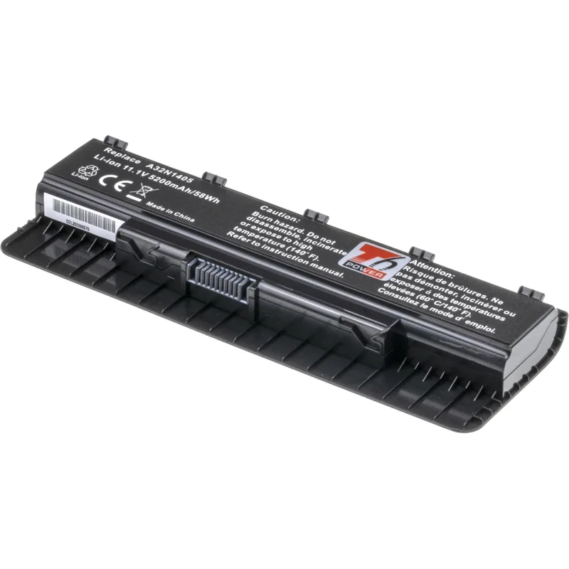 Baterie T6 Power Asus G741, G771, R555, R751, N551, N751, G551, GL551, 5200mAh, 58Wh, 6cell NBAS0107