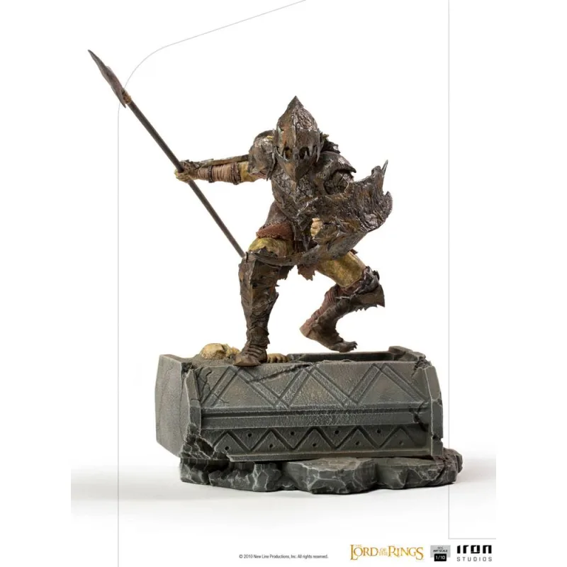 Lord Of The Rings BDS Art Scale socha 1/10 Armored Orc 20 cm