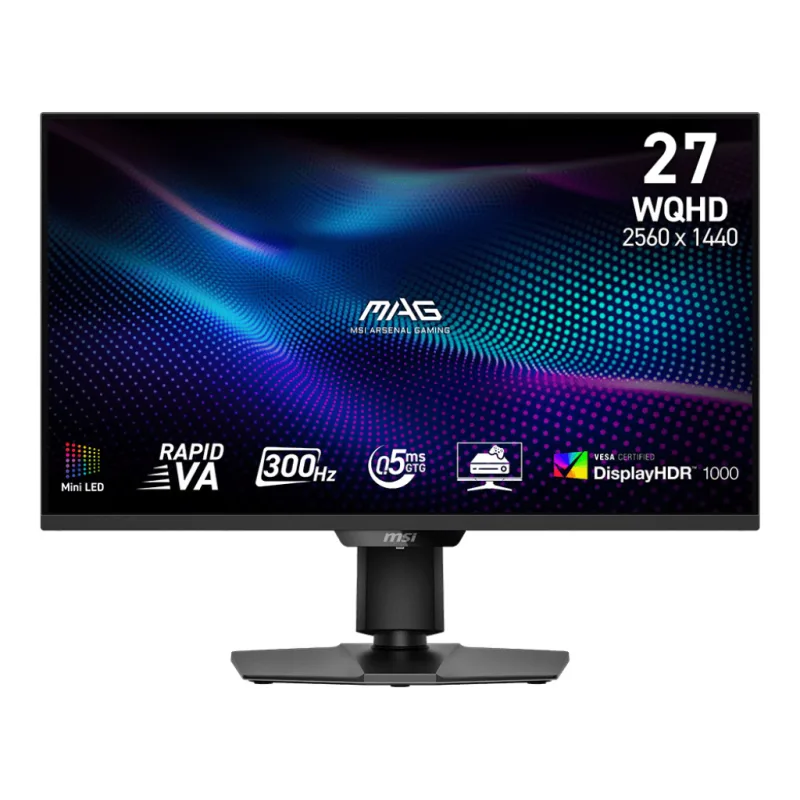 MSI MAG/274QPF X30MV/27"/VA/QHD/300Hz/0,5ms/Černá/3R MAG 274QPF X30MV