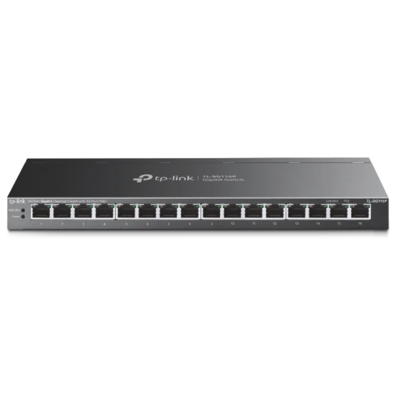 TP-Link TL-SG116P 16xGb POE+ desktop switch TL-SG116P