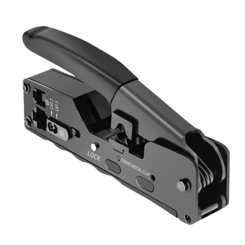 W-star Krimpovací kleště RJ45 WS7018 kompaktní kleště Cat7, Cat6, Cat5, RJ45, RJ12, STP WS7018