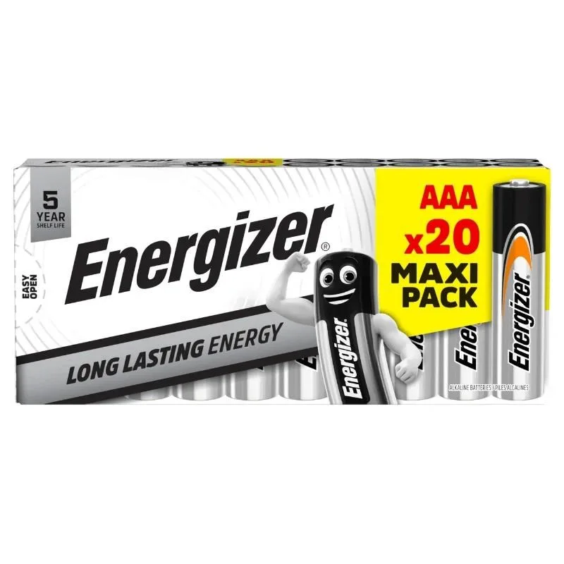 Energizer LR03/20 Everyday AAA family 20pack Alkalické EE010