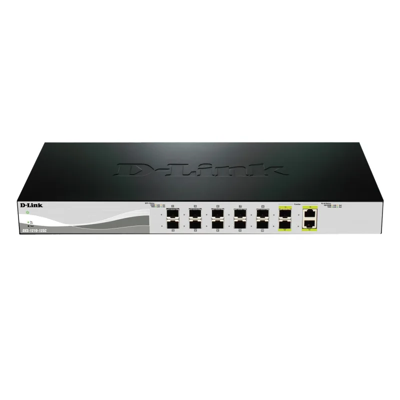 D-Link DXS-1210-12SC Smart Managed Switch, 10x10 SFP+, 2 x Combo 10GBase-T/SFP+ ports DXS-1210-12SC/E