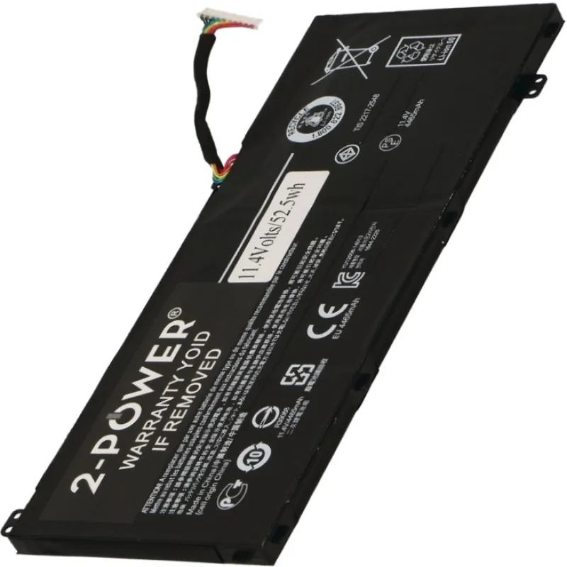 2-POWER Baterie 11,4V 4450mAh pro Acer Aspire VN7-571, VN7-572G, VN7-593G, VX5-591G, Spin SP314-51 77050250