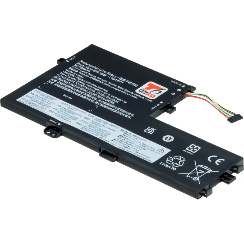 Baterie T6 Power Lenovo IdeaPad C340-15IWL, S340-14IML, S340-14IML, 4610mAh, 52,5Wh, 3cell, Li-poly NBIB0230