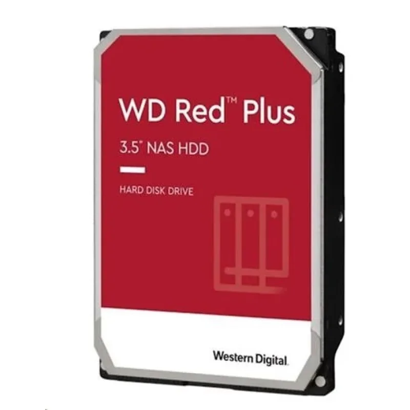 WESTERN DIGITAL WD Red Plus/8TB/HDD/3.5"/SATA/5640 RPM/Červená/3R WD80EFPX