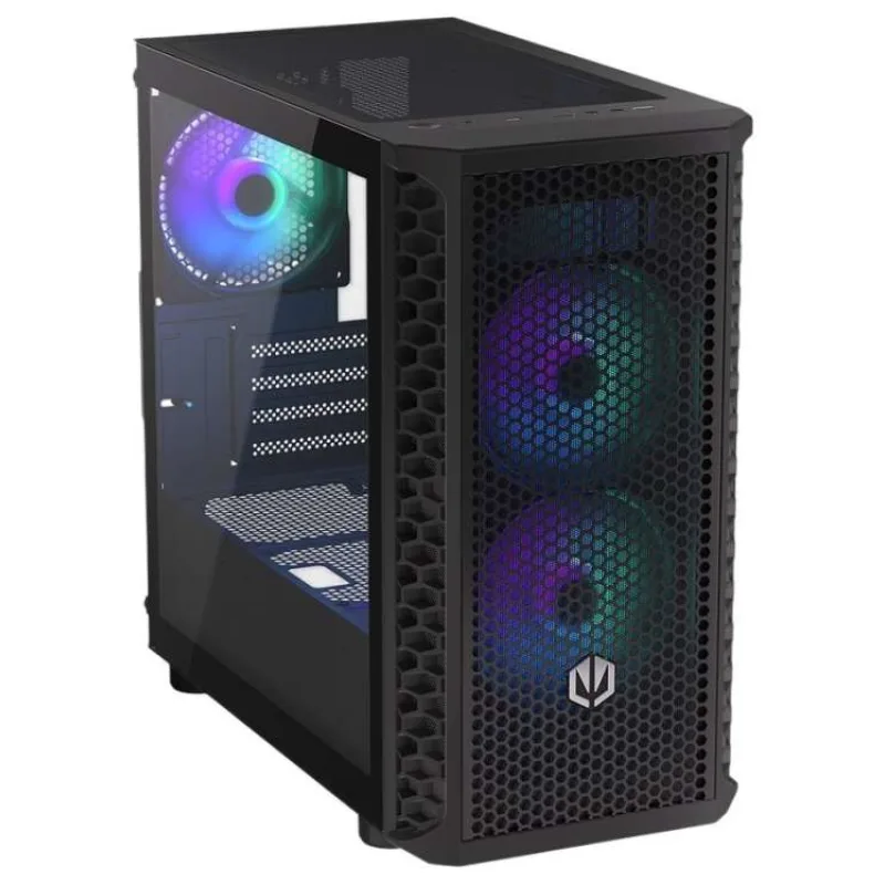 Endorfy skříň Signum M30 ARGB / microATX / 3x120mm ARGB fan / 2xUSB / USB-C / tvrzené sklo / černá (EY2A020)