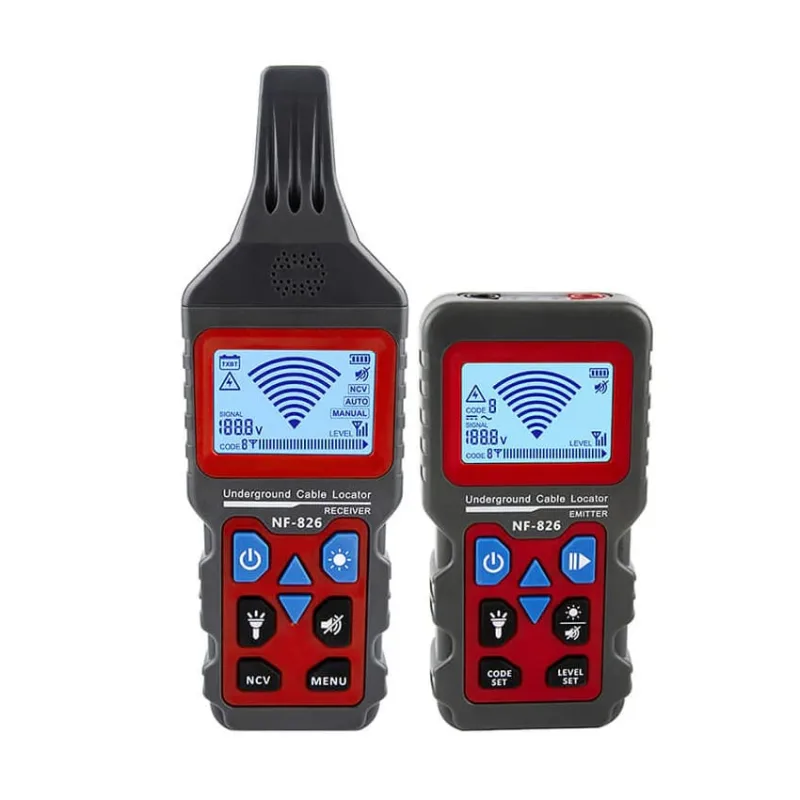 W-Star Hledač kabelů WSNF826, 12-400V traser kabelů, až 1km, 2m WSNF826