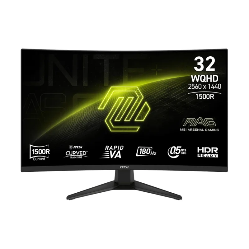 MSI MAG/321CQF E18/31,5"/VA/QHD/180Hz/0,5ms/Černá/3R MAG 321CQF E18