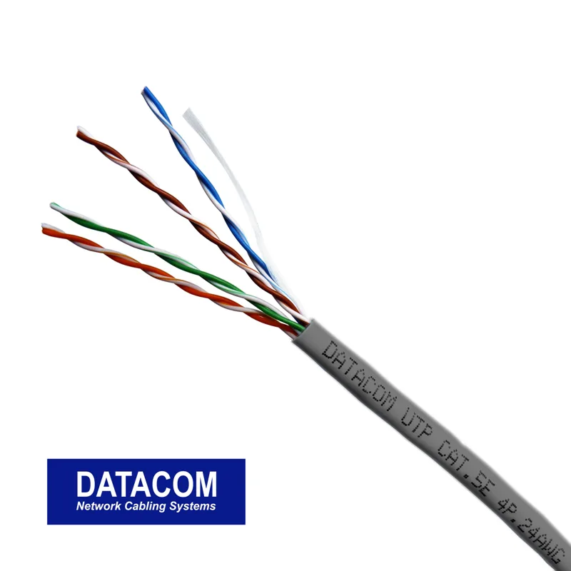 Metráž DATACOM UTP drát CAT5E PVC 50m šedý 1363