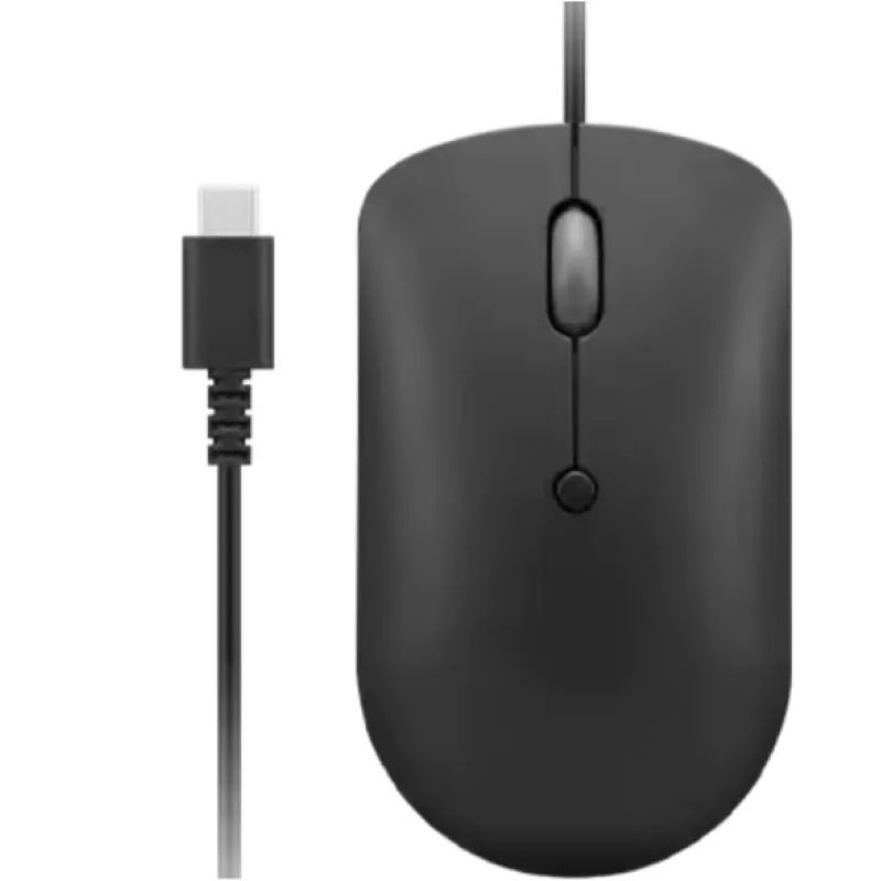 Lenovo 400/Cestovní/Optická/2 400 DPI/Drátové USB-C/Černá GY51D20875