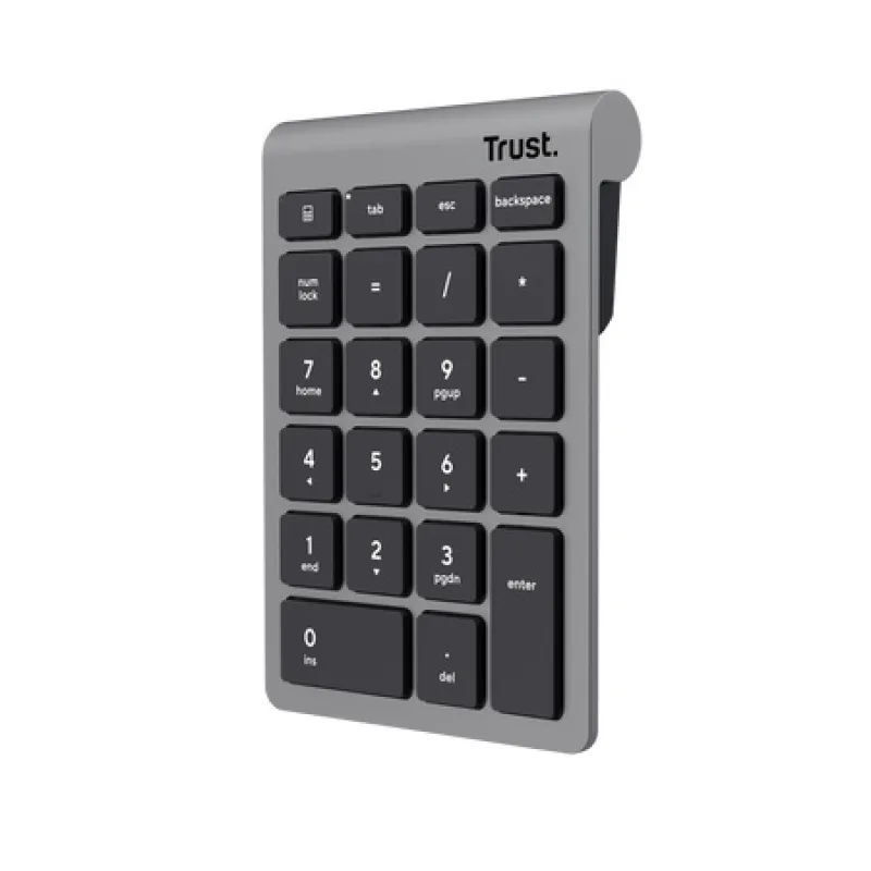 Trust Xalas Wireless numpad/Bezdrátová USB/Stříbrná 25709